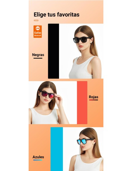 Lednova Gafas Inteligentes Bluetooth