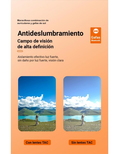 Lednova Gafas Inteligentes Bluetooth