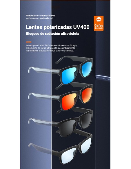 Lednova Gafas Inteligentes Bluetooth