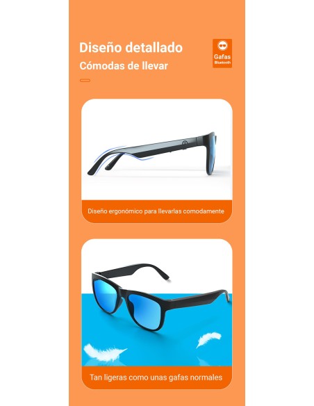 Lednova Gafas Inteligentes Bluetooth