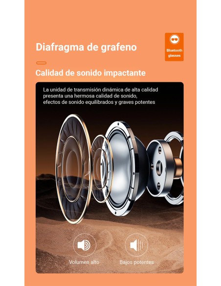 Lednova Gafas Inteligentes Bluetooth